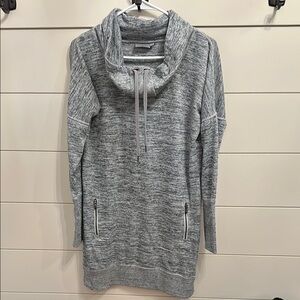 Athleta Gray Cowl Neck Tunic